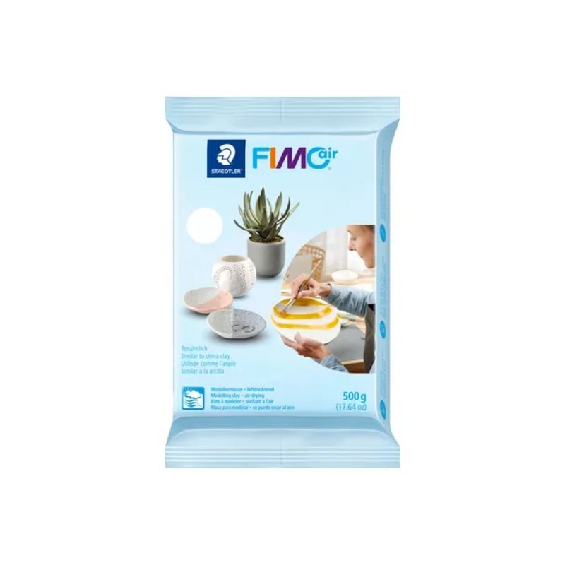 Luchtdrogende boetseerklei Fimo Air - 500g Wit - Petits Artistes