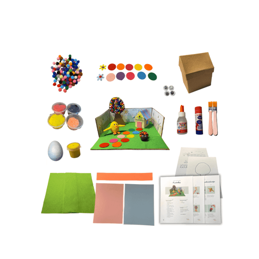 Knutseldoos Huisje Tuintje Boompje - Petits Artistes