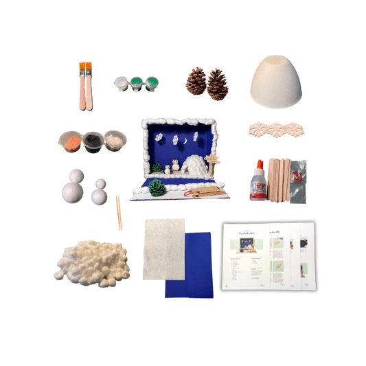 Knutseldoos Iglo & Pinguïns - Petits Artistes