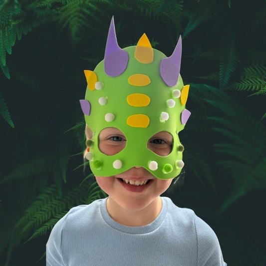 dinomasker knutselen