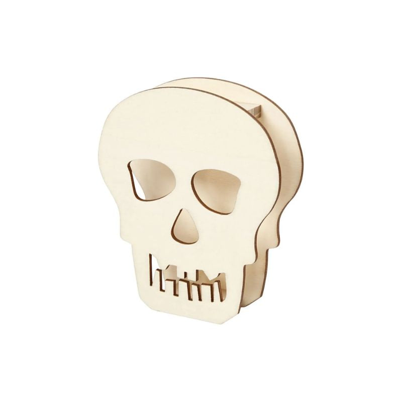 Halloween schedel (hoogte 13 cm)