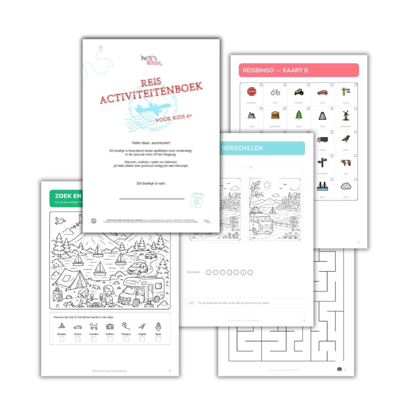 Reis activiteitenboek - Petits Artistes