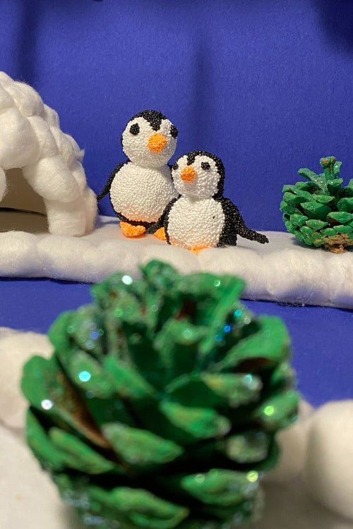 Knutseldoos Iglo & Pinguïns - Petits Artistes