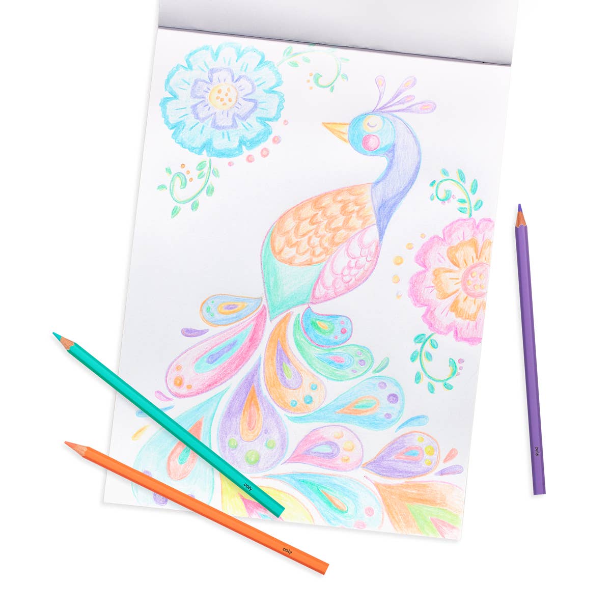 Kleurpotloden pastel tinten set van 12 I Ooly - Petits Artistes