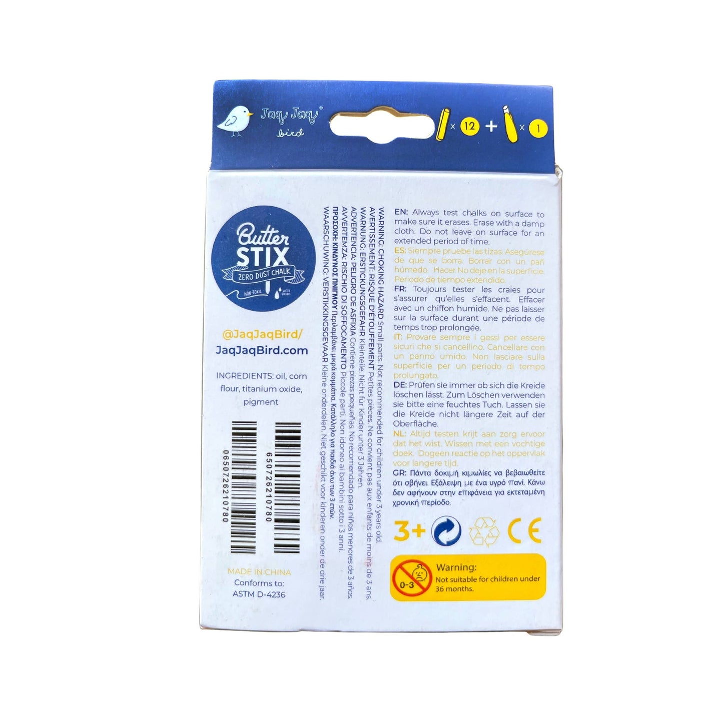 Krijt ButterStix® (12 stuks)