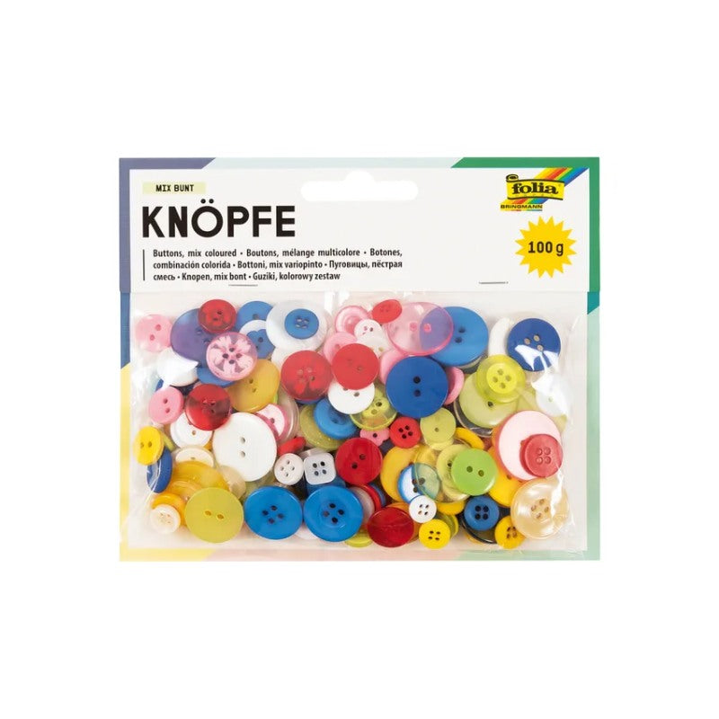 Assortiment Knopen Folia – 100 gram