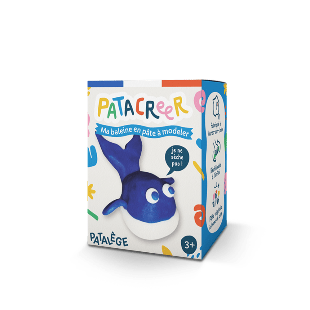 Whale Modeling Clay Kit I Patacreer - Petits Artistes