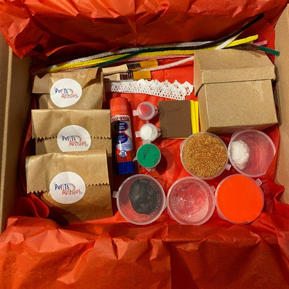 Knutseldoos Huisje van de Kerstman - Petits Artistes