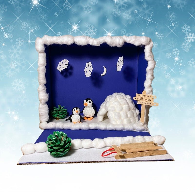 Knutseldoos Iglo & Pinguïns - Petits Artistes