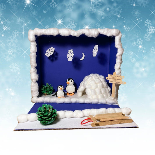 Knutseldoos Iglo & Pinguïns