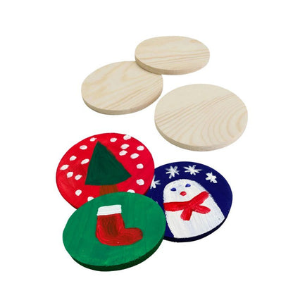 Houten Onderzetters (set van 5) - Petits Artistes