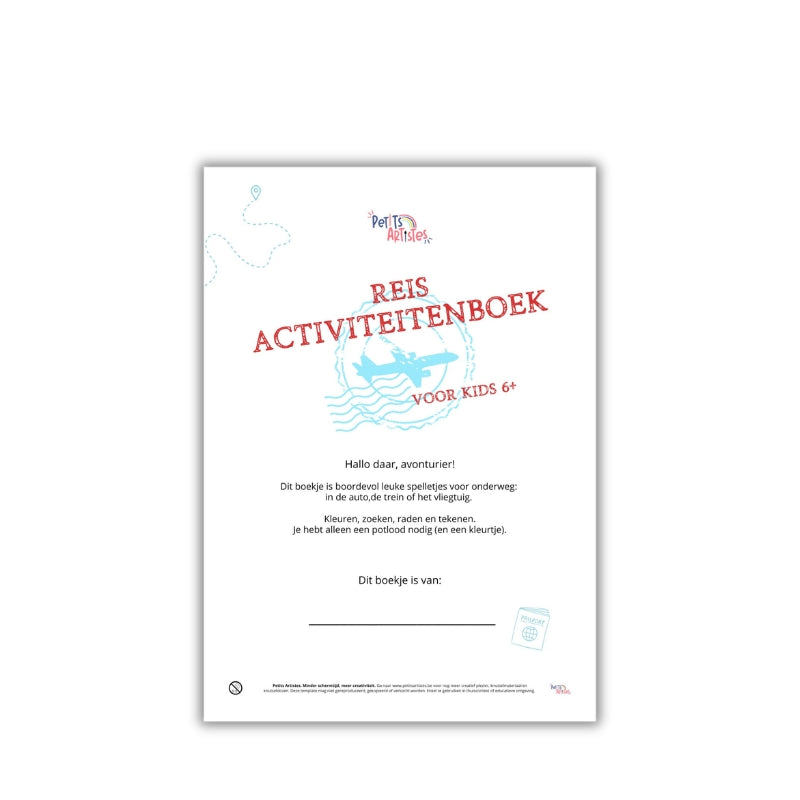 Reis activiteitenboek