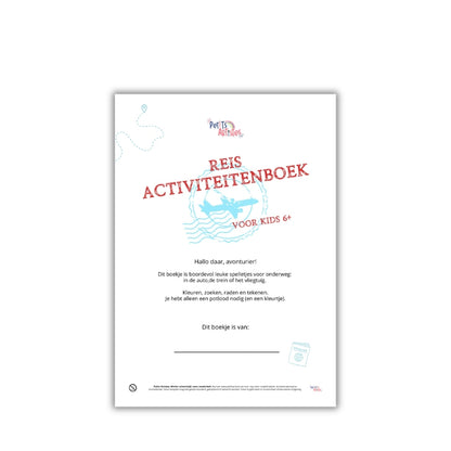 Reis activiteitenboek