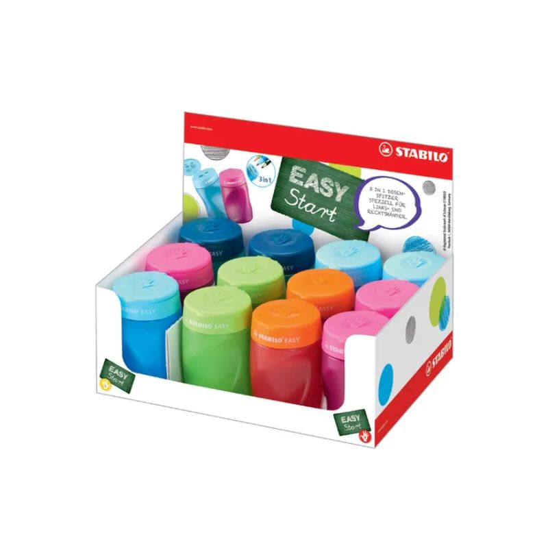 Puntenslijper Stabilo EASY voor links-en rechtshandigen